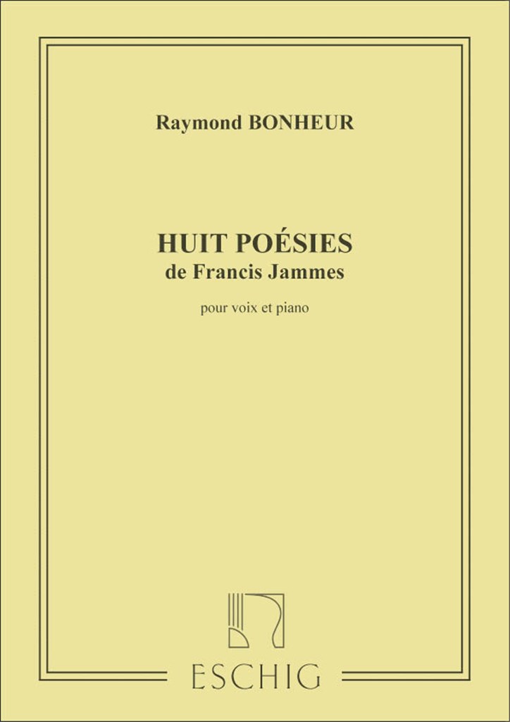 Huit Poesies De Francis Jammes